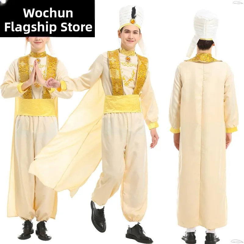 

Хэллоуин Костюм Тысяча И Одна Ночи Аладдин И Лампа Принц Одежда Представление Аниме Сценический Наряд Женский Традиционный ...