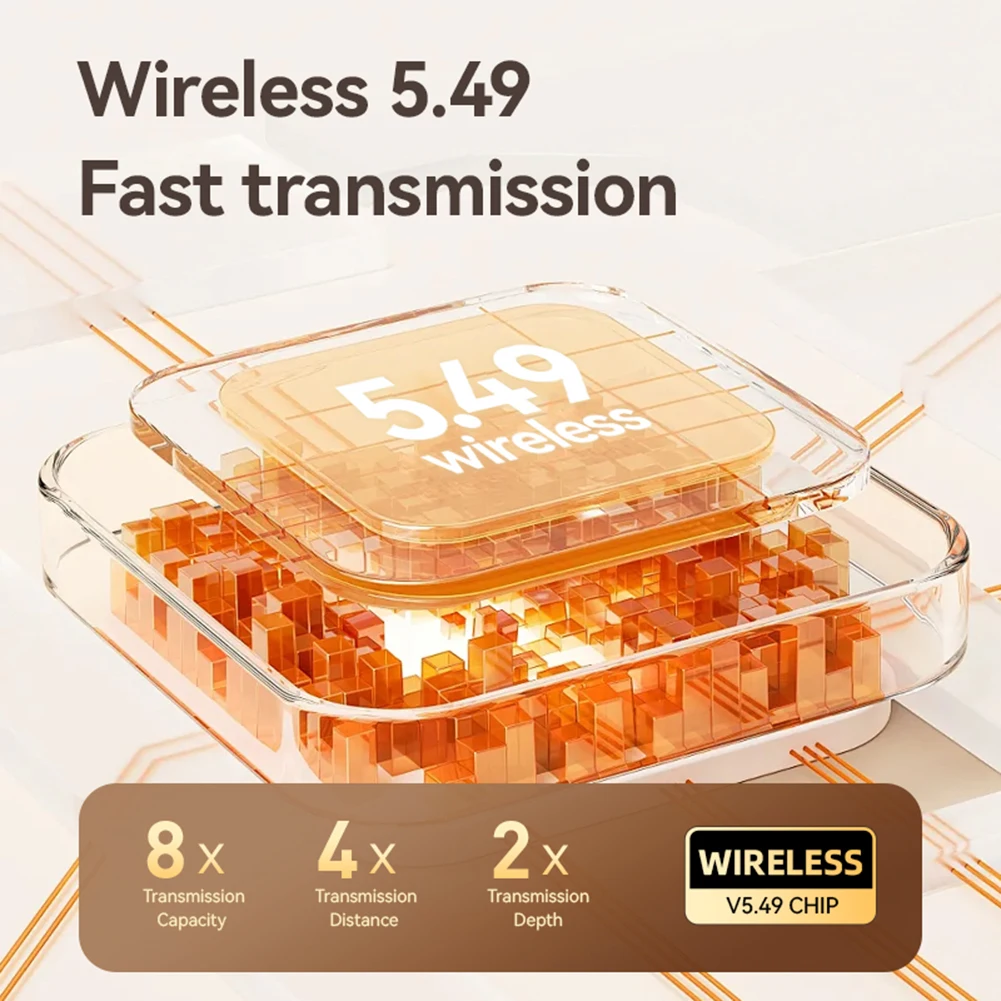 Language Translation Earbuds Bluetooth-Compatible 5.4 Translator Earbuds Translation Earphones for Travel Business Learning