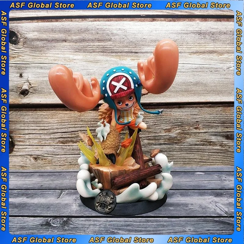 

New 21cm ONE PIECE Tony Tony Chopper Anime Figure Pvc Model Desktop Ornaments Anime Peripherals Birthday Collection Gift Toy Kid