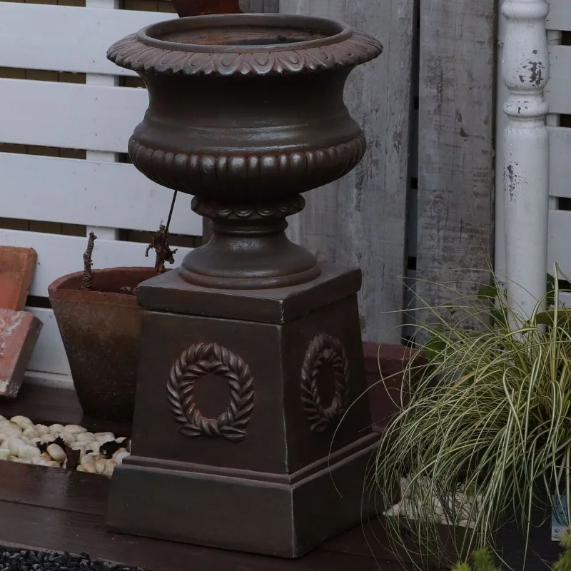 Roman pillar flower pot villa garden courtyard decoration ornament crafts