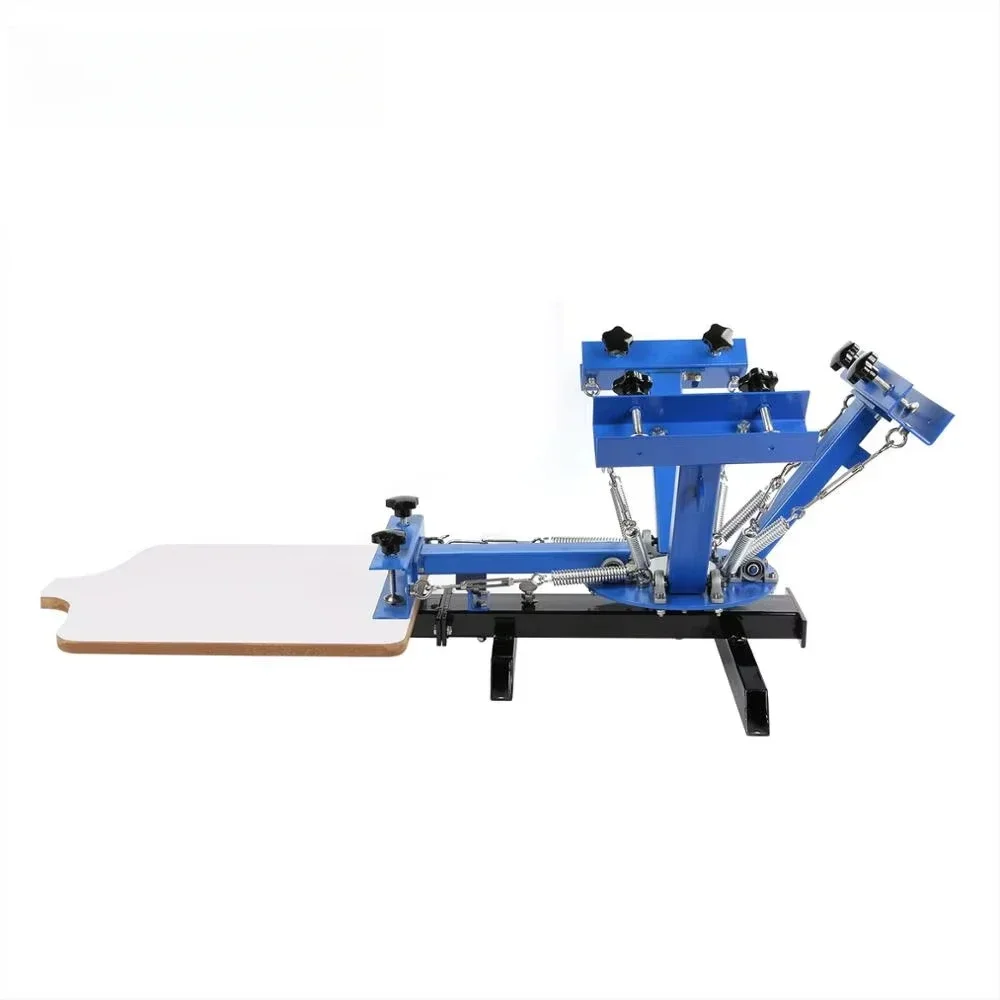 

#For For 4color1station T shirt printing machine screen printing machine&