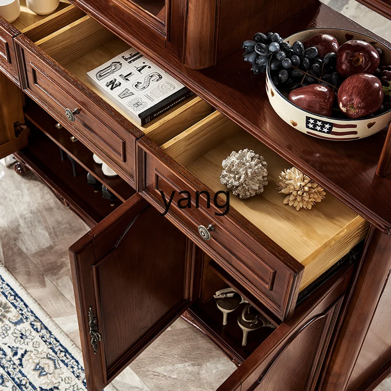 CX Modern Living Room Simple Small Apartment Screen Shoe Cabinet Integrated Wall-Mounted Storage Rack