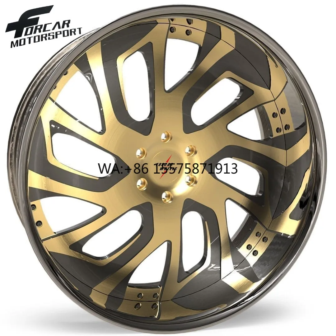 

Two-Pieces Car Rim Wheel Aluminum Customized Alloy Rims for Personal Use