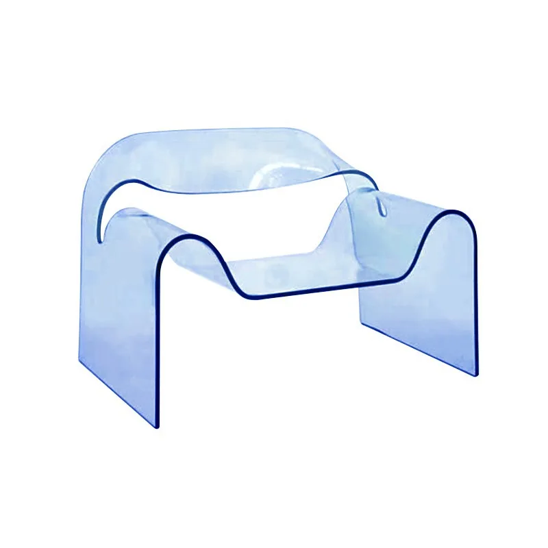 

Chair acrylic sofa simple modern light luxury designer casual transparent crystal sofa recliner