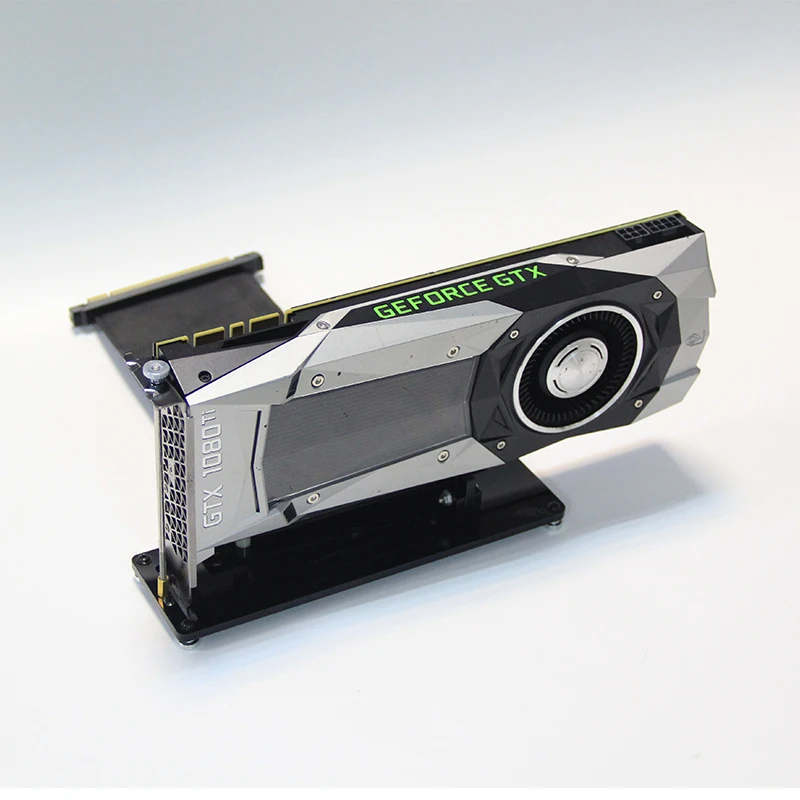 بطاقة جرافيكس قوس 90 درجة عمودي قاعدة الهيكل بطاقة جرافيكس توجيه قوس الناهض كابل قوس بطاقة جرافيكس عمودي