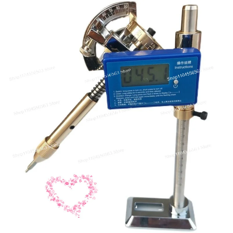 Digital Display Gem Faceting Machine Jewelry Jade Polisher Manipulator Cutting Handle