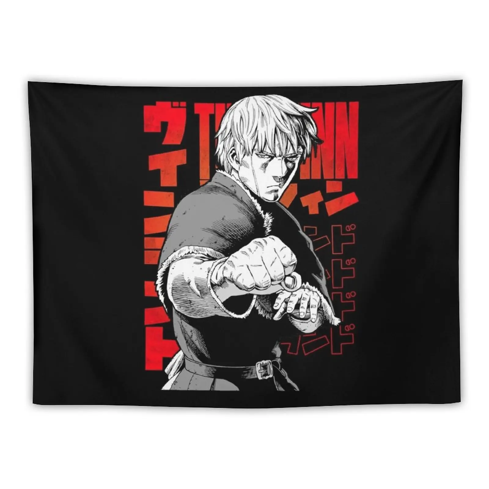 

Thorfinn - Vinland Saga Tapestry Decoration For Home Bedrooms Decorations Wall Hanging Room Ornaments