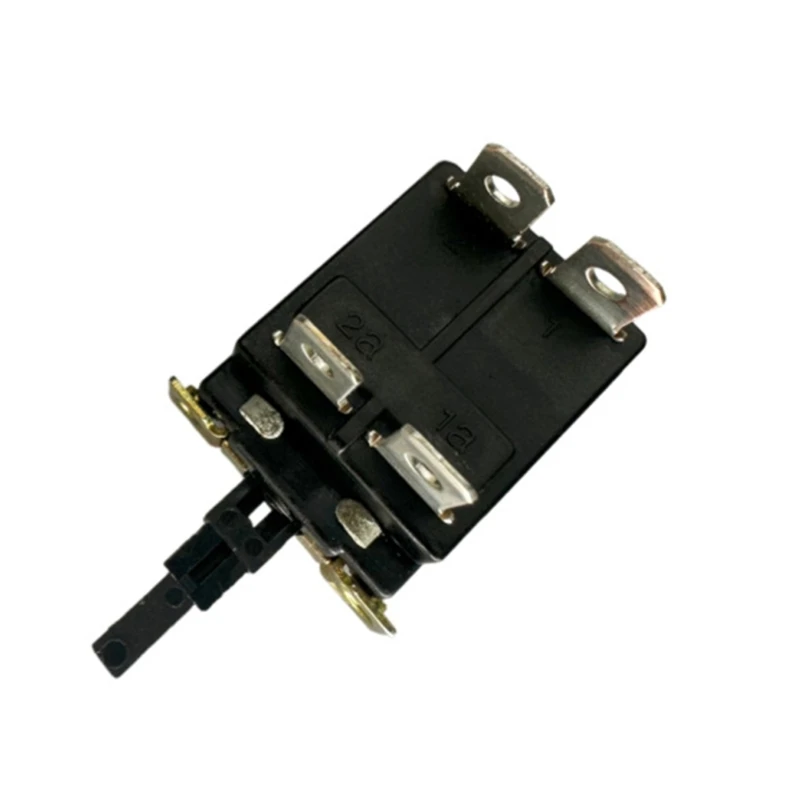 Press-to-Lock Power Button Component, 6A 250V Alternating Current with Latching Control, Molded Housing, and Metal Contact K1KF
