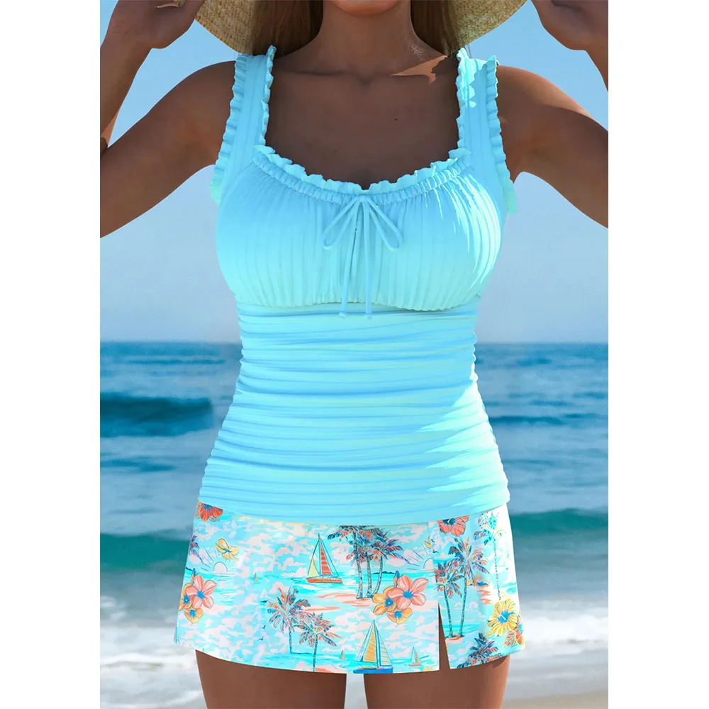

Solid Color Bikini Set 2025 Summer Beach Swimsuit Sexy Push Up Triangle Bikini Women's High Cut Brazilian Bottoms Holiday Ropa