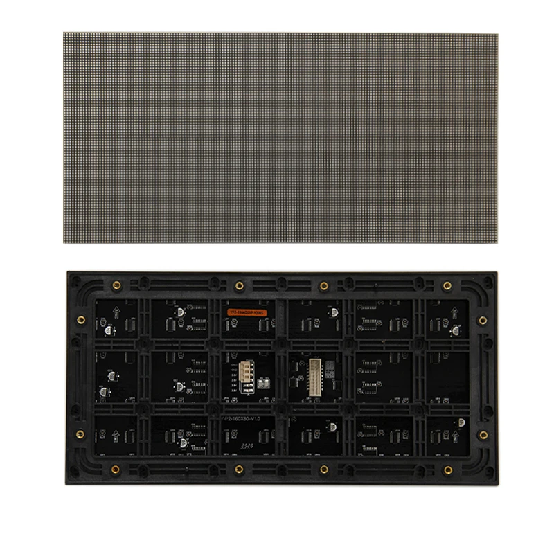 P2 Outdoor Full Color LED Module 320x160mm GOB High Refresh Rate 3860HZ with Copper Wire And Iron Bracket for LED Matrix Screen