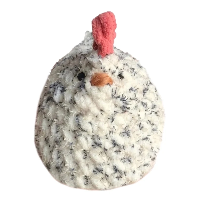 Crochet Chicken Chicken Stuffed Chicken Decoration Stuffed Animal Chicken Mamas and Mini Chicken Party Supply X3UC