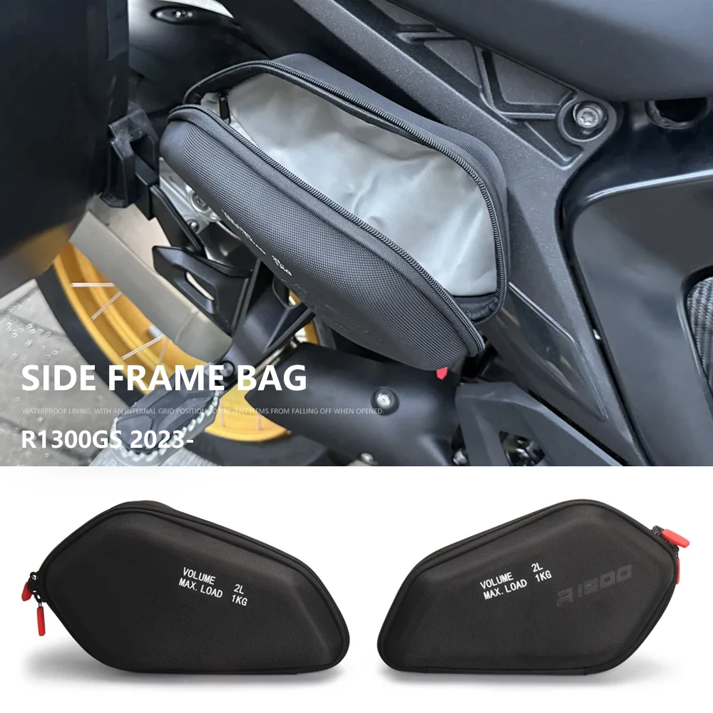 

New For BMW R1300GS GS1300 R 1300 GS r1300gs 2024 2025 Motorcycle Accessories Side Frame Bag Storage Package Bags Waterproof Bag