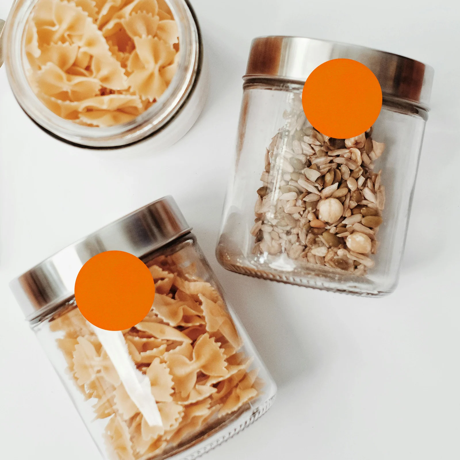 

5 Rolls Blank Round Sticker Labels Self-Adhesive Strong Seal Smooth Writing Surface Color Coding Circle Stickers for Handmade