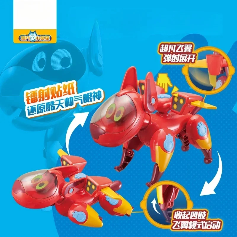 PETRONIX-DeFenders Max Mode Filhinho de Mascote-E 2-em 1 Figura de Ação Transformando Cachorro em Avião, Novos Brinquedos Periféricos Anime, Presente