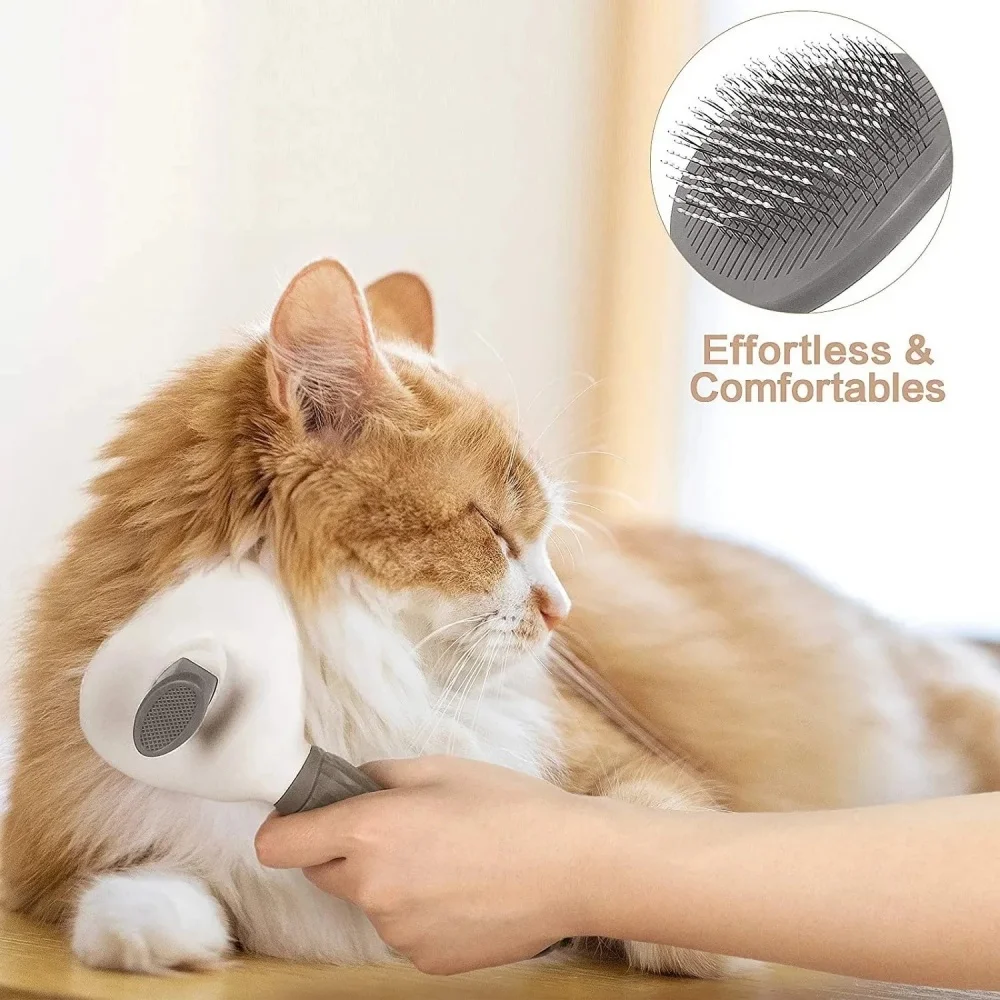 Cleaning Pet Slicker Brush Hair Removal Comb Fur Remover Portable Grooming Care Accessory For Dogs Cats Pet Fur Cleaning Tool - view 4