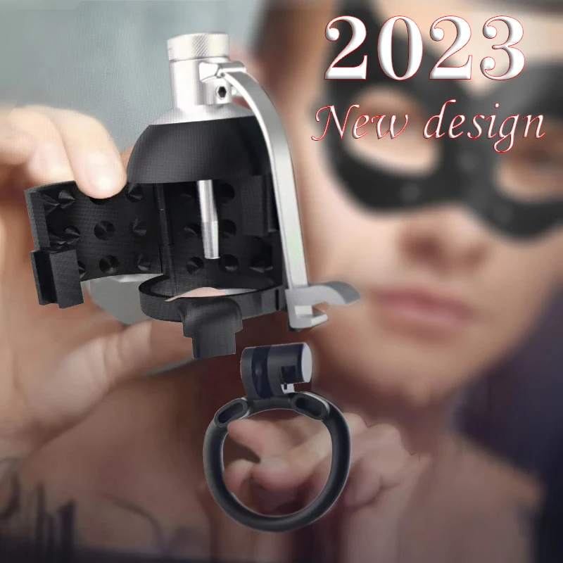 High Quality Bionic Design Hinged Cock Cage Male Chastity Device Metal Catheter 2 Types Cock Rings Adult Sextoys For Men Gay 18+