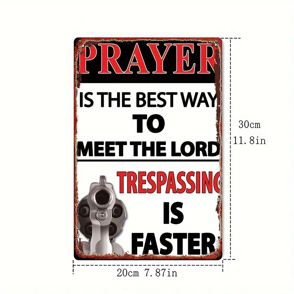 , Metal Sign, Praye…