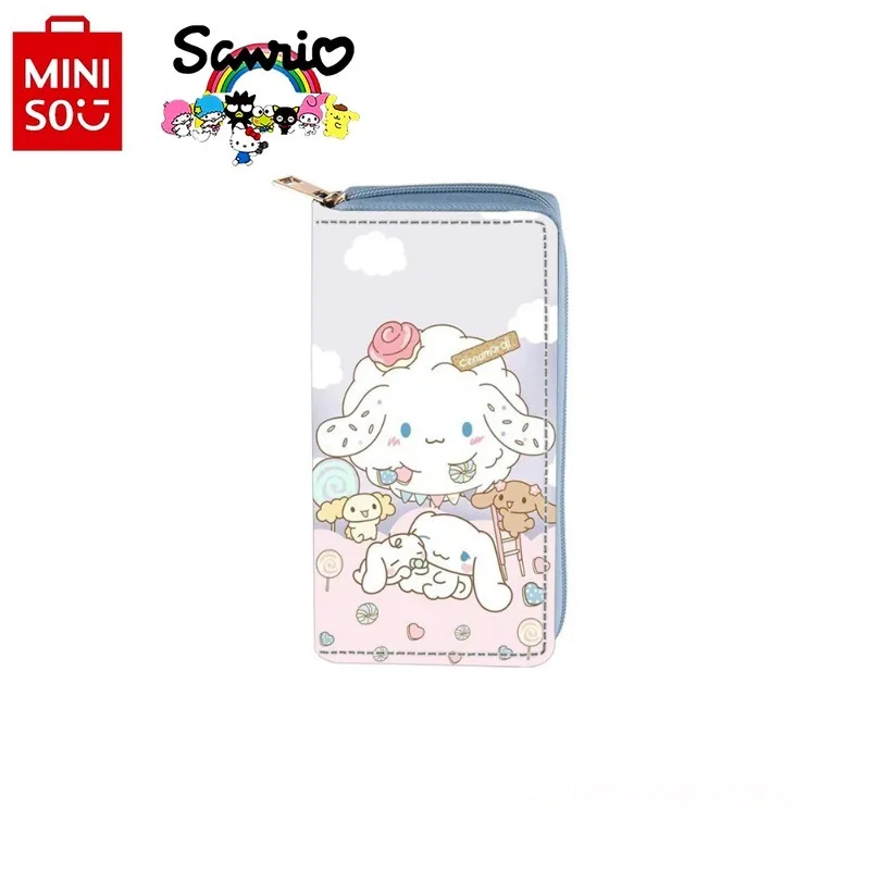 Miniso Sanrio Women\'s Wallet Fashionable and High Quality Long Zero Wallet Small and Fresh Multi Functional Storage Card Bag