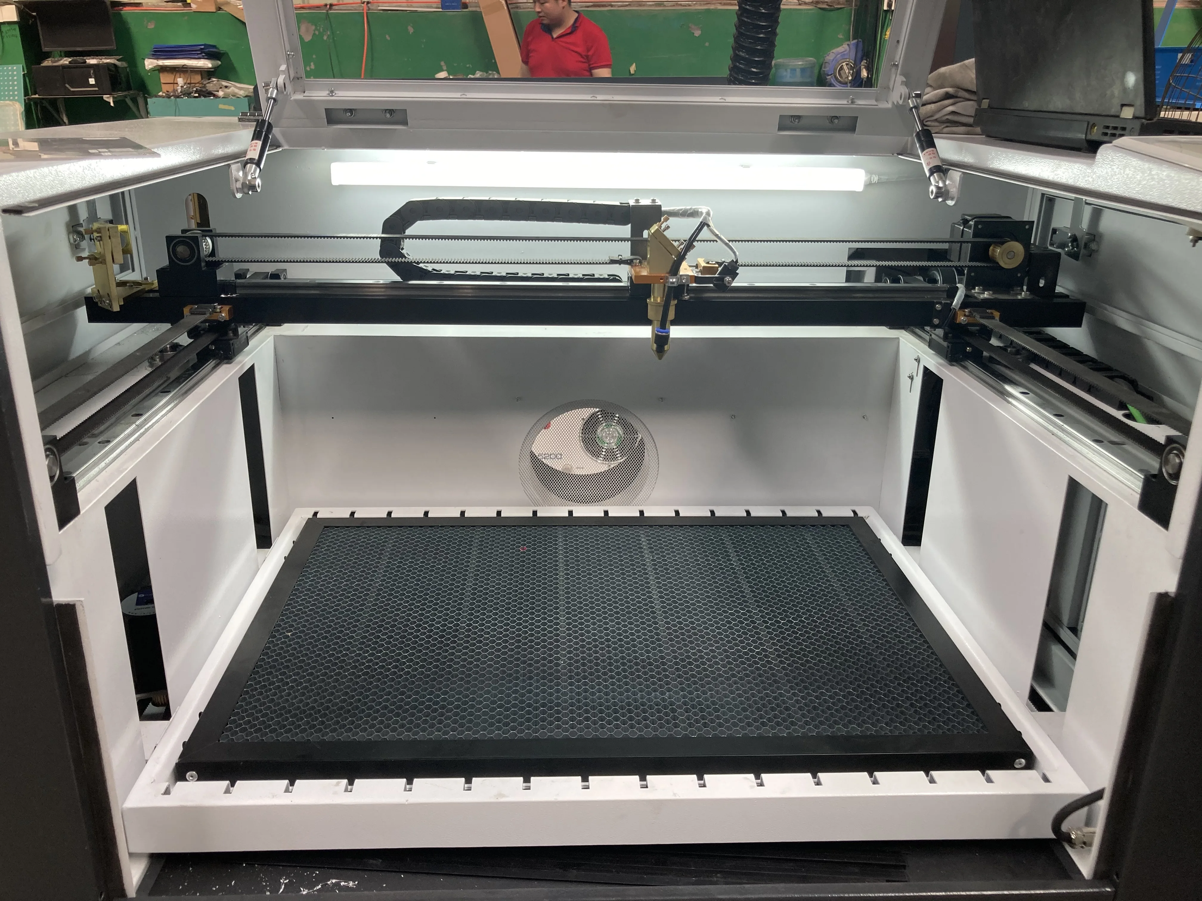 60W Desktop 6040 CO2 Engraving Cutting Machine with Ruida Controller for CNC Cutter for Wood Acrylic Leather - view 3