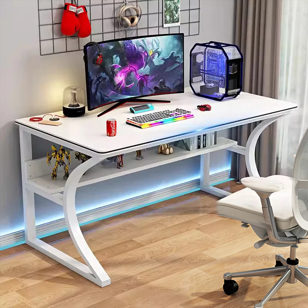 Gaming table Computer desk desktop home live Esports table Student study desk E-sports Table Computer Desk Home Office Desk