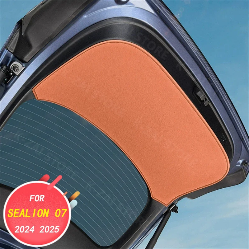 Car interior decoration accessories, trunk tailgate anti scratch protective pad For BYD Sea lion 07 2024 2025