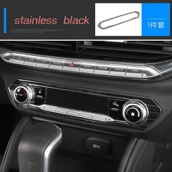 Stainless LHD Car Central Control Panel decoration Protection Cover Trim For Faw Bestune T77 2019-2023 Accessories
