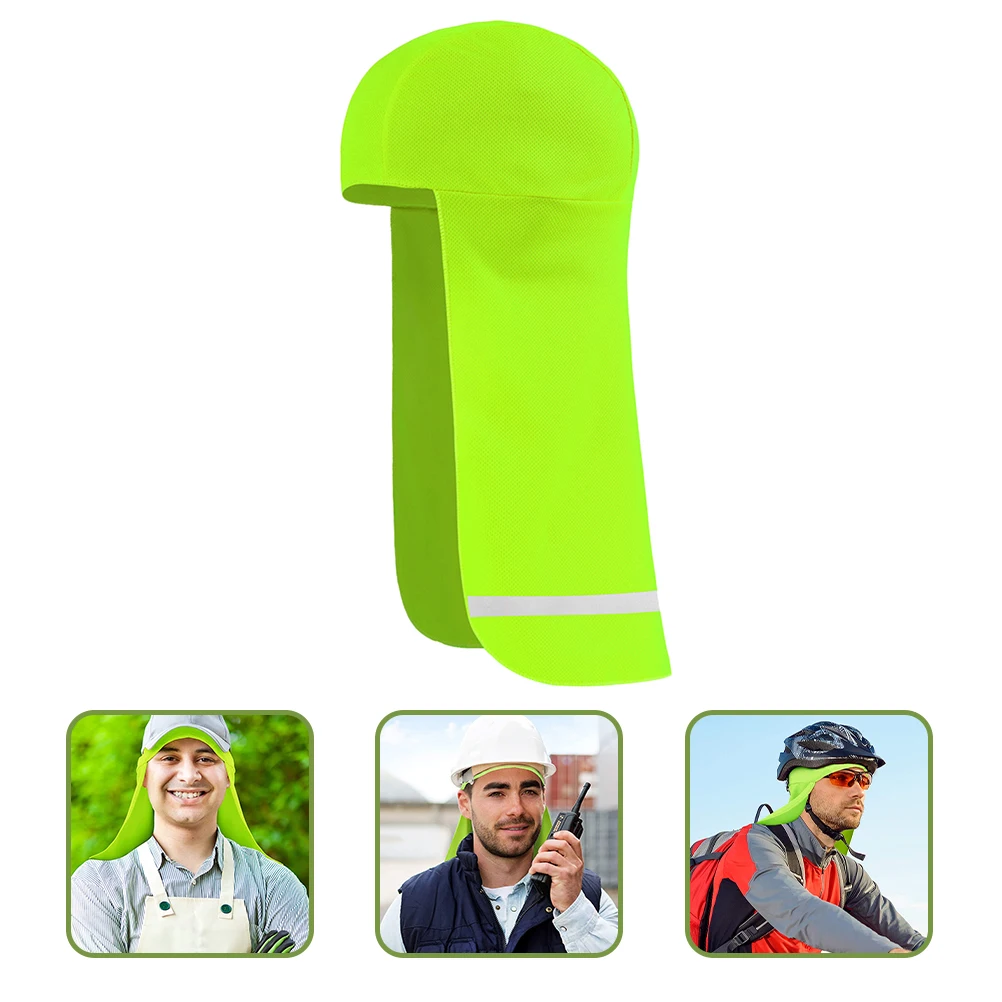 

2 Pcs Riding Reflective Rod Hat Man Sun Polyester Wicking Skull Cap Mens Cycling