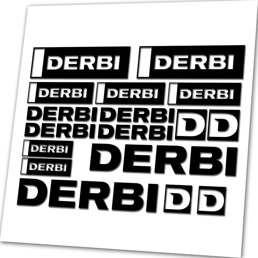 Derbi Adesivos e Decalque Set, Moto Adesivos, Gp1, Senda terra