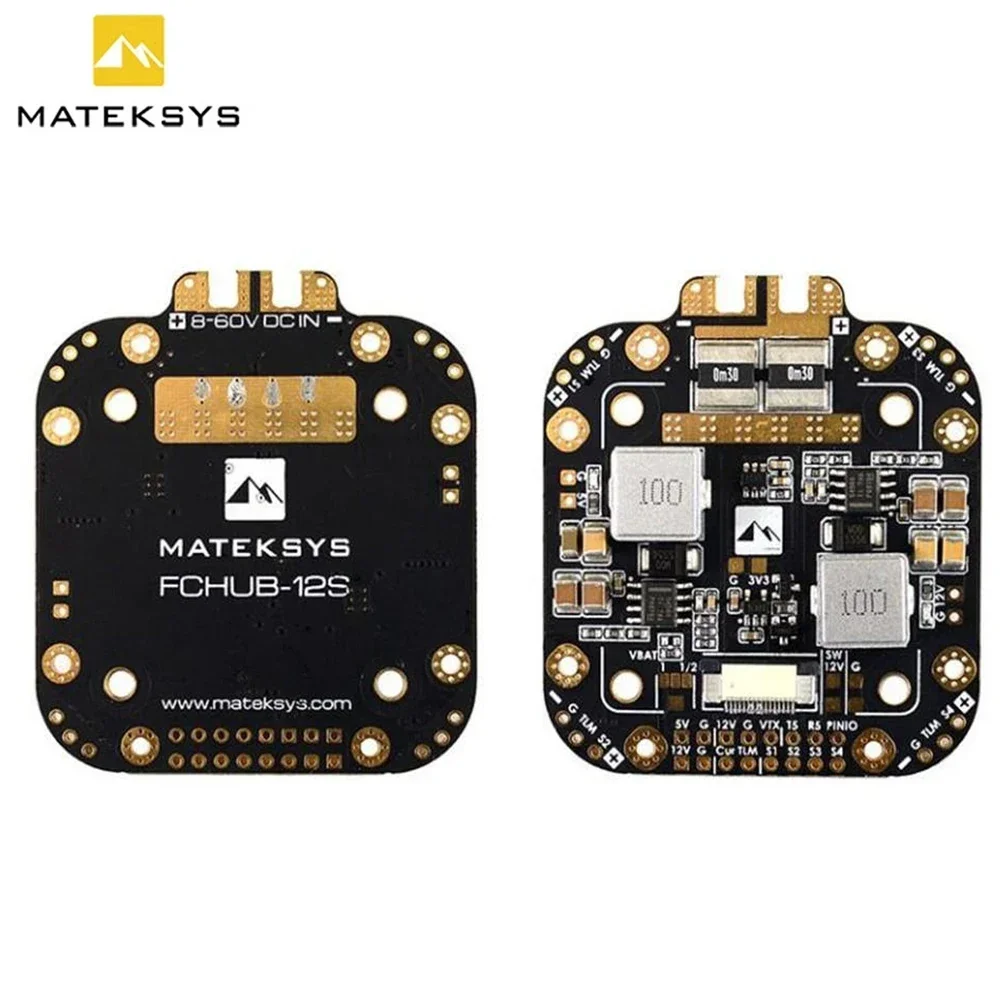 Systemy Matek XCLASS FCHUB-12S PDB pokładzie 5V i 12V wyjście w/czujnik prądu 3-12S lipo dla zdalnie sterowanych modeli część zamienna DIY Accs