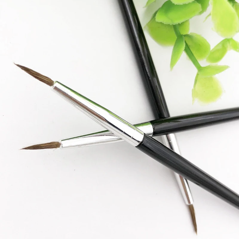 Fine Eyeliner Brush Liquid Gel Eyeliner Makeup Brushes Eyebrow Cream Lip Brush Precision Thin Eyeliner Pen Cosmetic Makeup Tools