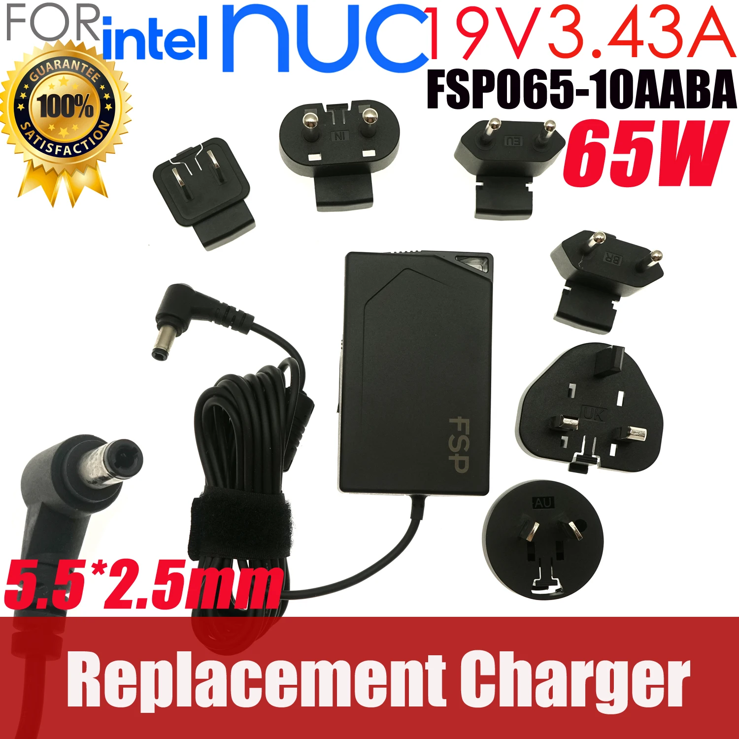 

Оригинальный FSP065-10AABA для мини-ноутбука Intel NUC, зарядное устройство, адаптер переменного тока, оригинальный источник питания FSP 19 В 3,43 А
