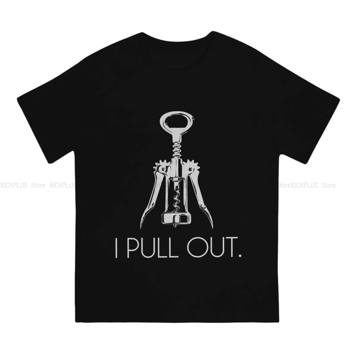 Men's TShirt I Pull Out Corkscrew Fashion Polyester T Shirt Graphic Streetwear Hipster