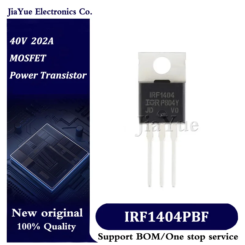 

5pcs/lot 100% New Original Chips IRF1404PBF TO-220AB 40V 202A MOSFET Field effect tube Power Transistor IRF1404PbF