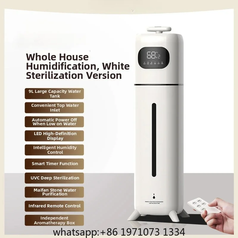 Ultrasonic Humidifier for Baby Nursery - Ultra Quiet  Air Humidifier with Essential Oil Diffuser, Auto Shut-Off Bedroom
