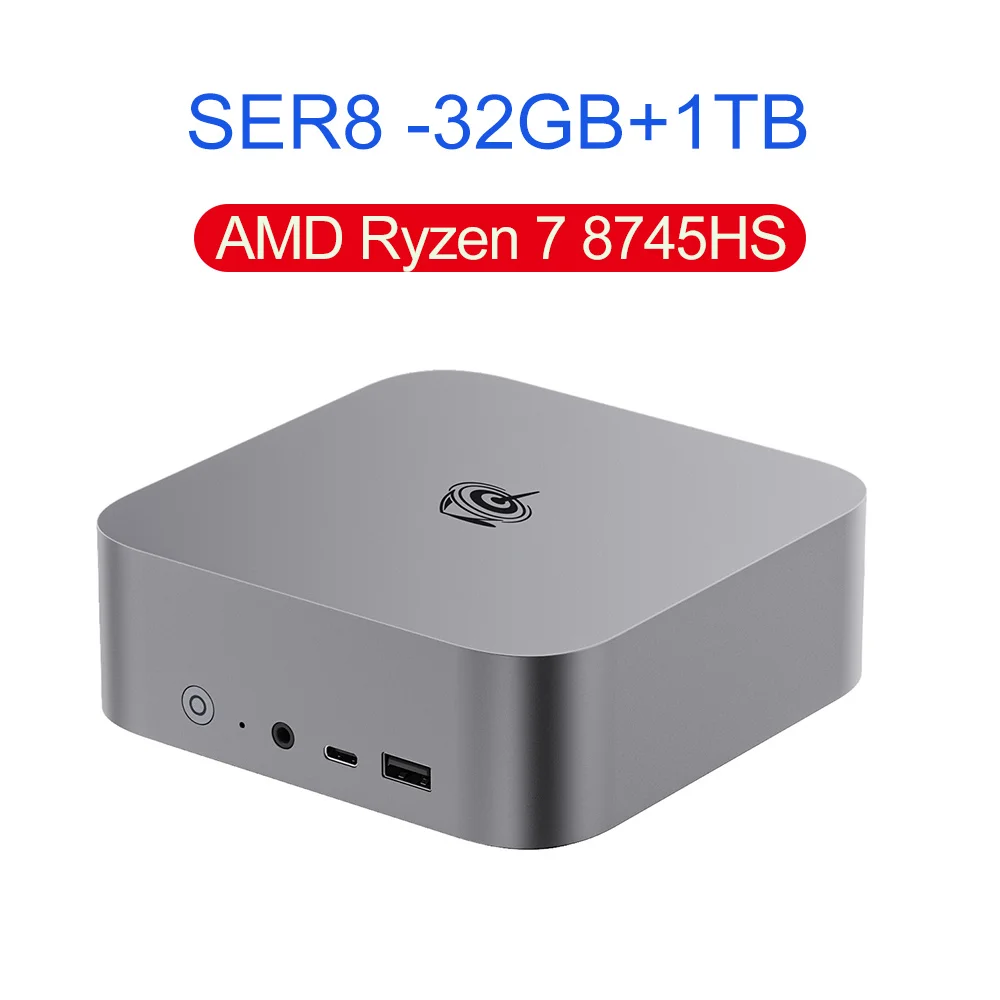 Beelink SER8 Ryzen7 8745HS 8845HS Mini Gaming AI PC 32G RAM 1T