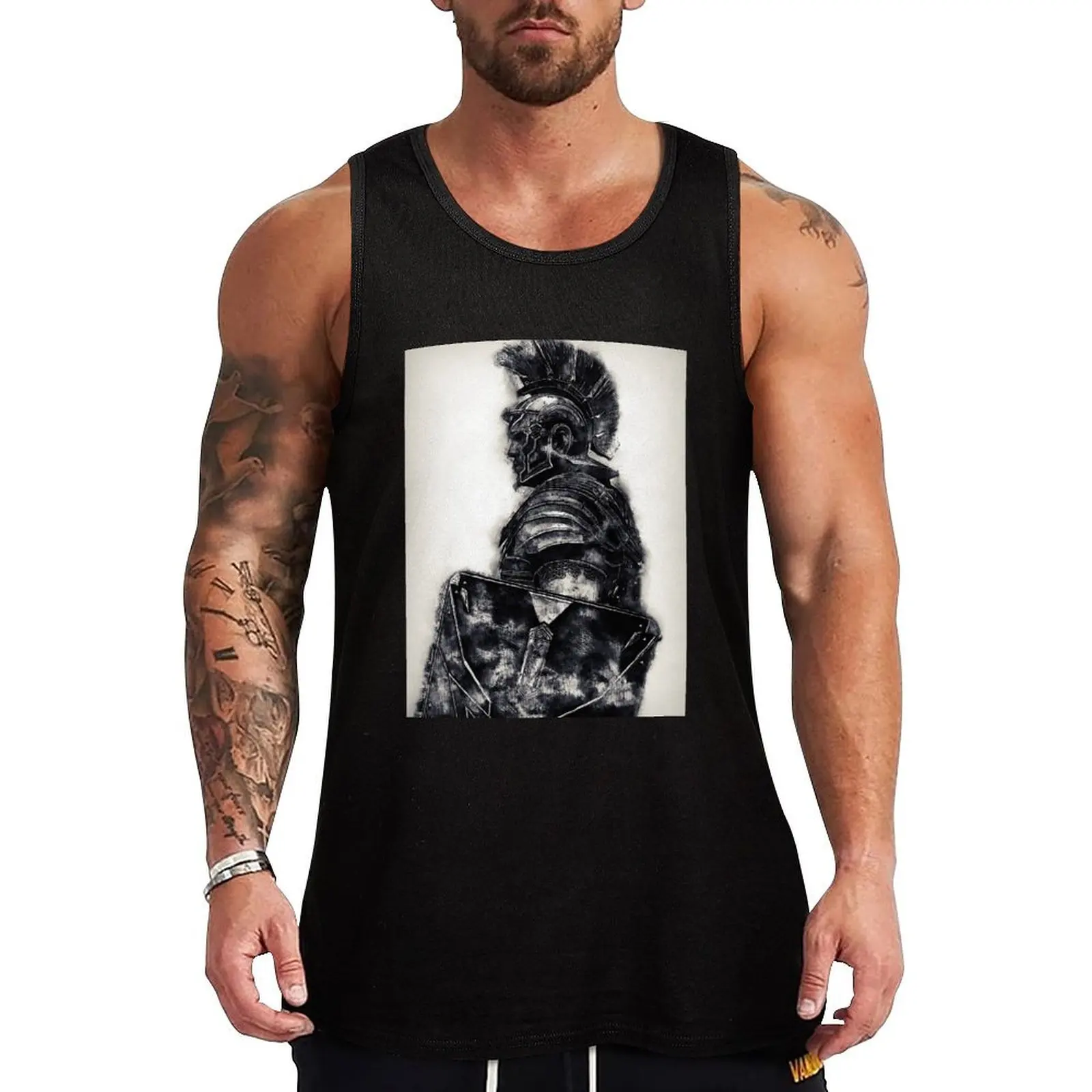 Roman Legionary Tank Top sleeveless tshirts for men Men's tops Men's singlets