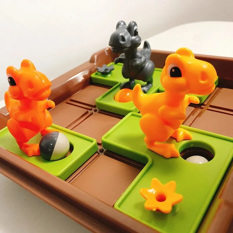 Kids 3D Jigsaw Puzzle Toy Dinosaur Astronaut Board Memory Reasoning Game Interactive Logical Thinking Training Educational Toys