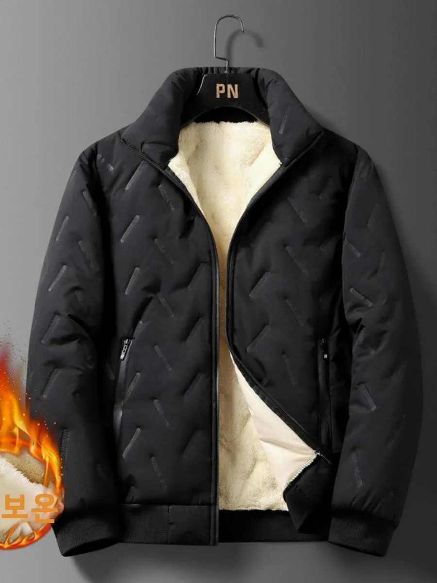 

Мужское зимнее хлопковое пальто с подкладкой Thiened Fce Impact Wave, свободная посадка, теплая верхняя одежда с воротником-стойкой, пальто Qui Dry Long Sve