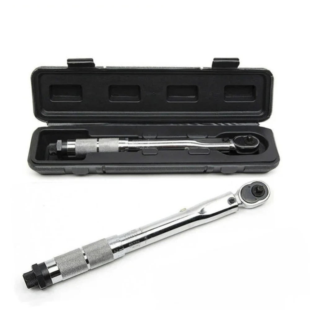 5-60N.m Torque Wrench 3/8 Inch Reversible Ratchet Key Square Drive Reversible Ratchet Spanner Precise Preset Car Repair Tool