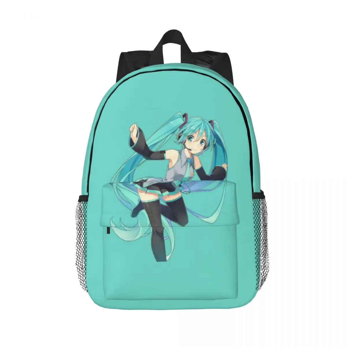 Hatsune miku 15-Zoll-wasserdichter Rucksack-leichte Reisetasche mit mehreren Taschen für die Organisation