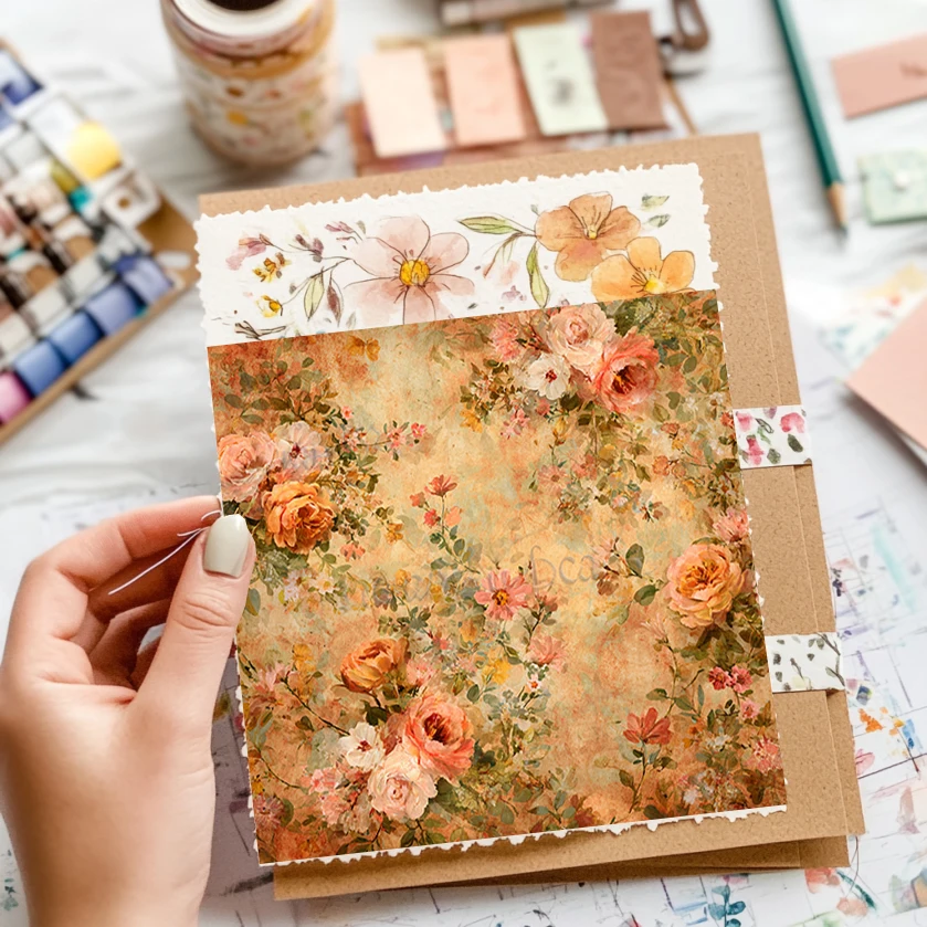 Упаковка бумаги для скрапбукинга размером 6 x 6 дюймов: различные абстрактные узоры для скрапбукинга, оригами, изготовления карточек и декора своими руками.