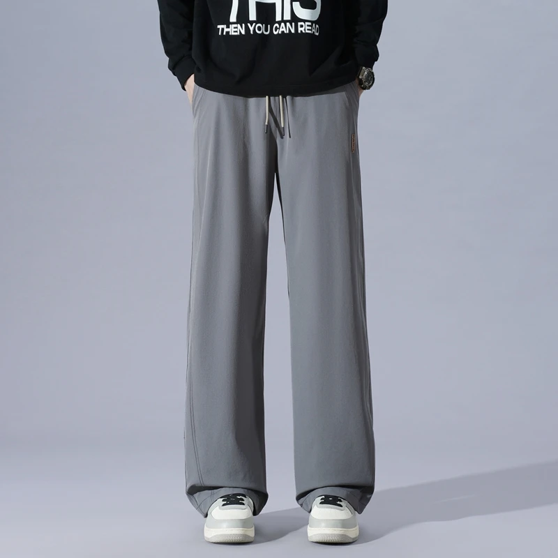 2026 Autumn New Style Men's Fashion Casual Trendy Loose-Fitting Slimming Multi-Purpose Casual Floor-Length Pants