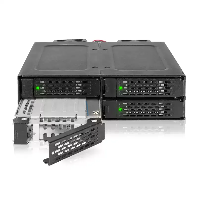 4‑Drive U.2 Hot‑Swap Hard Disk Enclosure SFF‑8643 Interface 5.25‑inch Optical Drive Bay Enterprise Storage Module