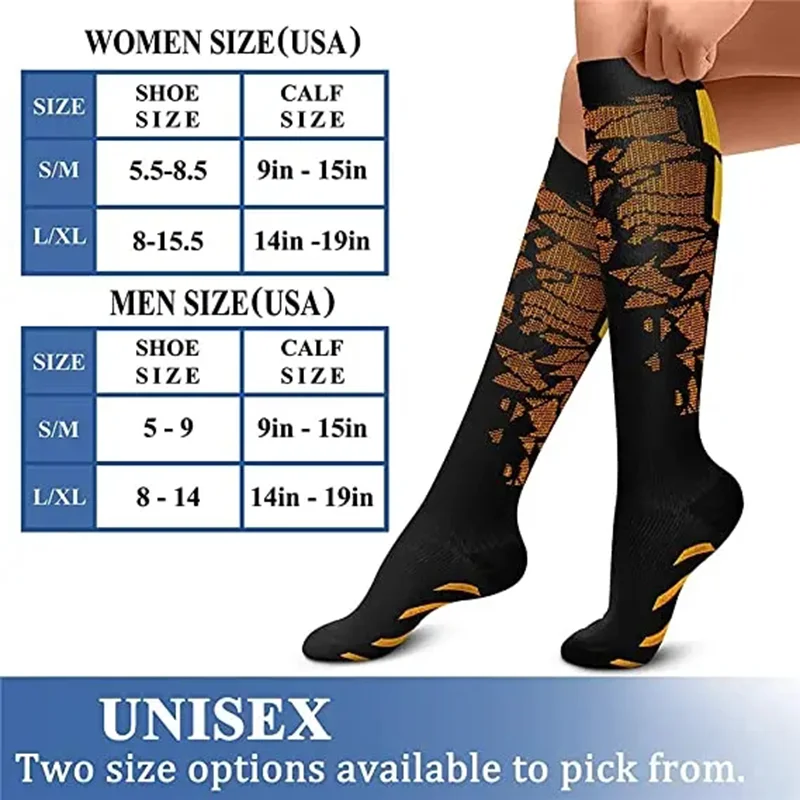 58 Varicocele Socks Compression Socks Men\'s Running Cycling Sports Socks Medical Care Bicycle Rugby Basketball Football Marathon