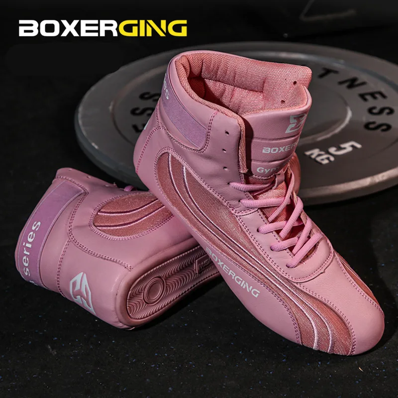 Professional Wrestling Boots Men Boxing Shoes Equipment Non-Slip Comfortable Women Sneakers Breathable Adult Wrestling Shoes