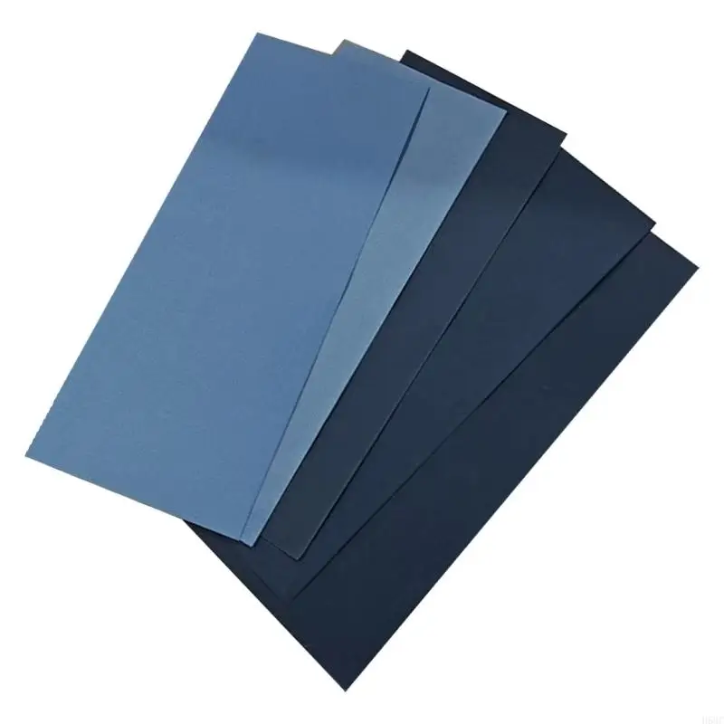 H58C 9x3.6 Inch Silicon Sanding Sheets Twin Purpose Grit for Stainless Steel