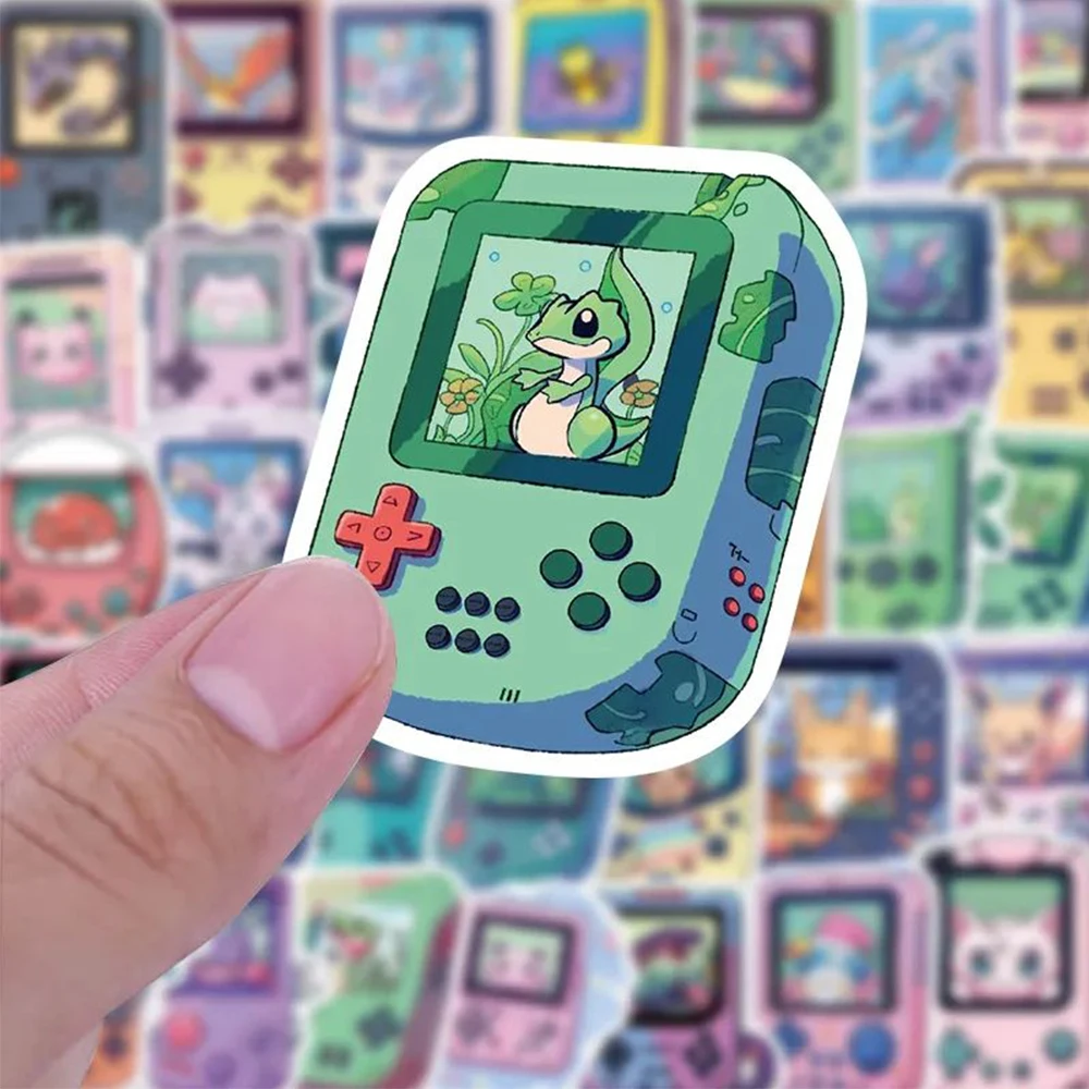 10/30/50 Stuks Leuke Pokemon Stijl Game Console Cartoon Stickers Anime Decal Diy Telefoon Koffer Laptop Koelkast waterdichte Sticker Speelgoed