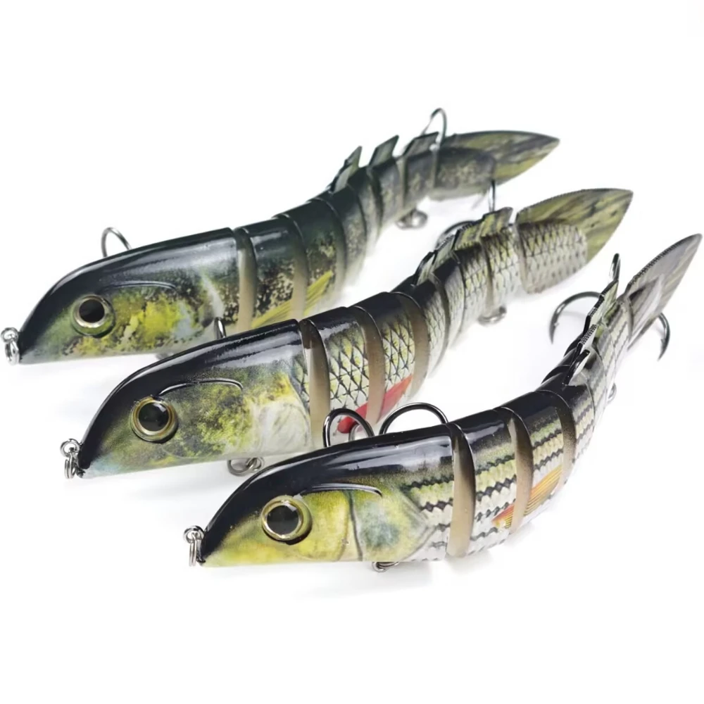 1pc 16,5 cm/42g Multi Jointed Angeln Locken Bass Swimbait Künstliche Harte Köder Salzwasser Angeln Lockt wobbler Tackle