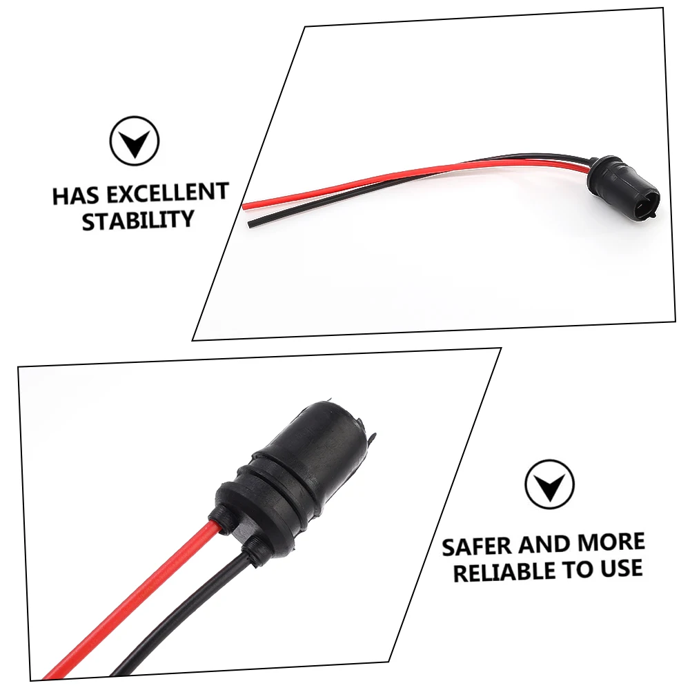 Патрон лампы T10, предварительно проводной, Plug-and-Play, мягкий резиновый светильник для автомобильного двигателя W5W 147, лампы, приборная панель, освещение номерного знака