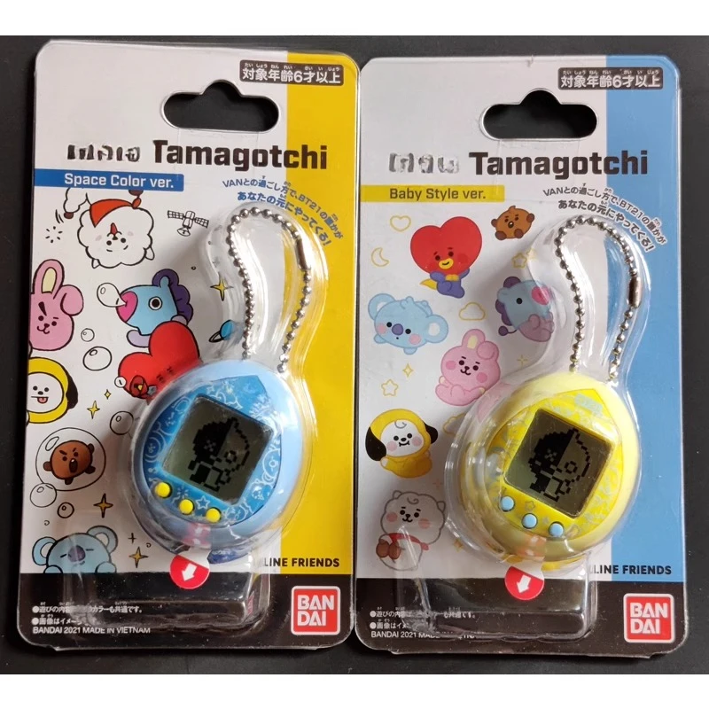 Bandai Takumako Tamagotchi Electronic Pet Egg Machine Blue/Yellow Spot Birthday Gift Anime Model